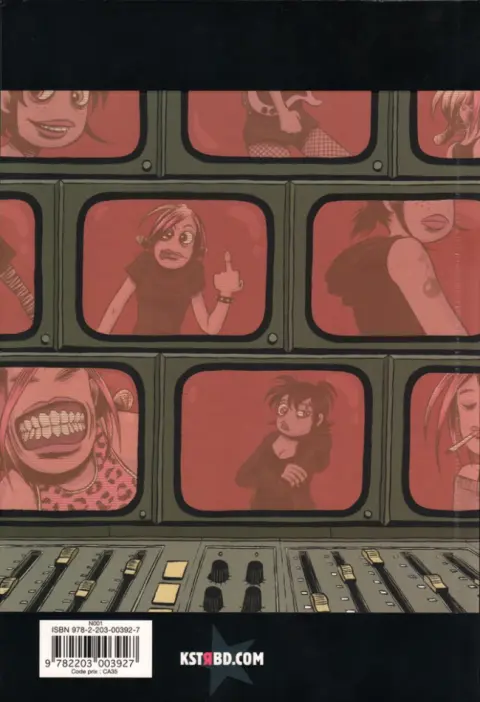 Verso de l'album Les Allumeuses