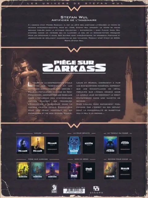 Verso de l'album Piège sur Zarkass Tome 3 Gaïa, Go Home !