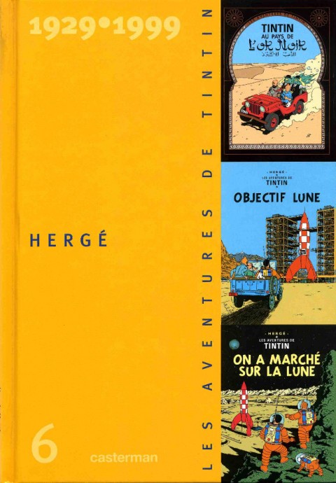 Couverture de l'album Les aventures de Tintin 1929-1999 Volume 6
