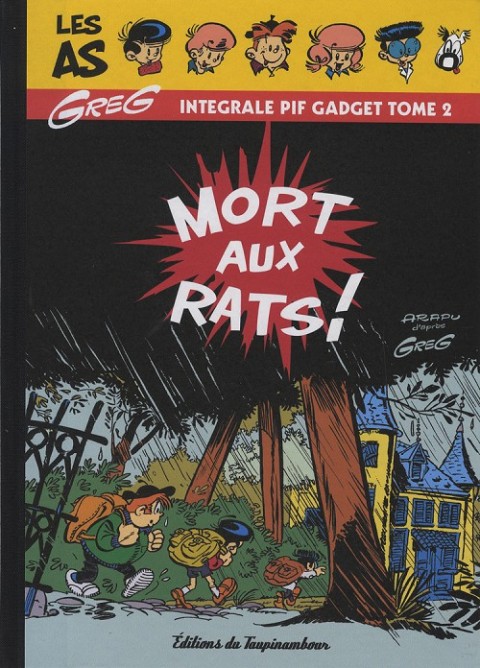Couverture de l'album Les As (Intégrale Pif Gadget) Tome 2 Mort aux rats !
