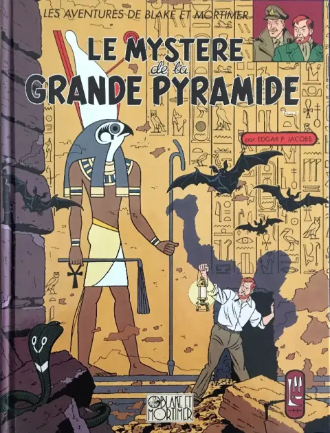Couverture de l'album Blake et Mortimer Tome 4 Le Mystère de la Grande Pyramide - Tome 1