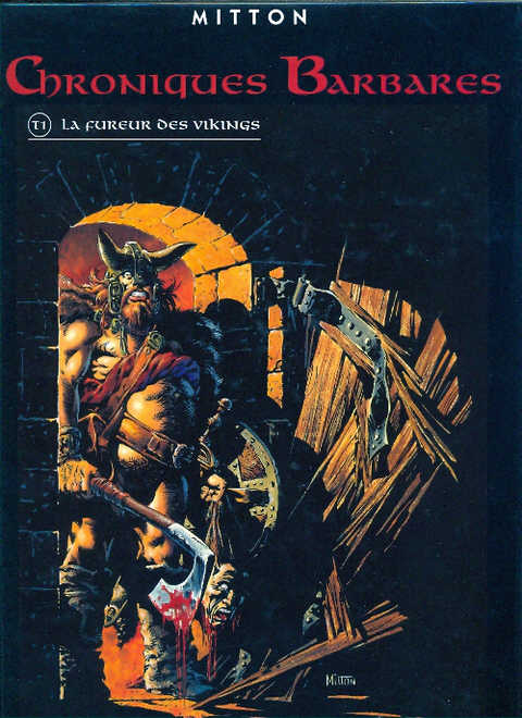 Couverture de l'album Chroniques Barbares Tome 1 La fureur des Vikings