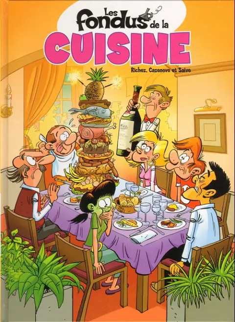 Couverture de l'album Les Fondus Tome 4 Les fondus de la cuisine