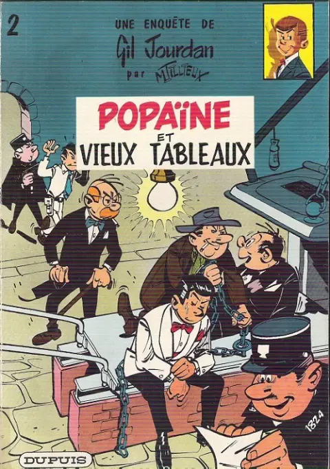 Couverture de l'album Gil Jourdan Tome 2 Popaïne et vieux tableaux