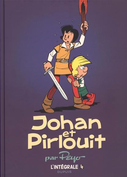 Couverture de l'album Johan et Pirlouit Intégrale Tome 4 Les années Schtroumpfs