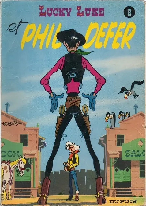 Couverture de l'album Lucky Luke Tome 8 Lucky Luke et Phil Defer