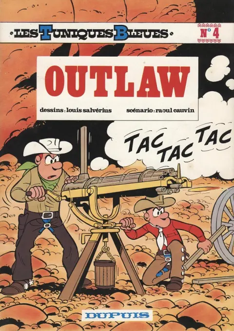 Couverture de l'album Les Tuniques Bleues Tome 4 Outlaw