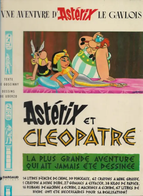 Couverture de l'album Astérix Tome 6 Astérix et Cléopâtre