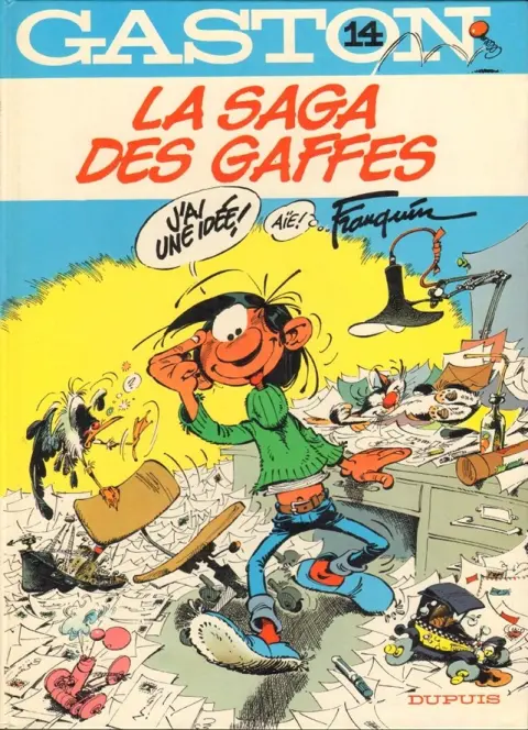 Couverture de l'album Gaston Tome 14 La saga des gaffes
