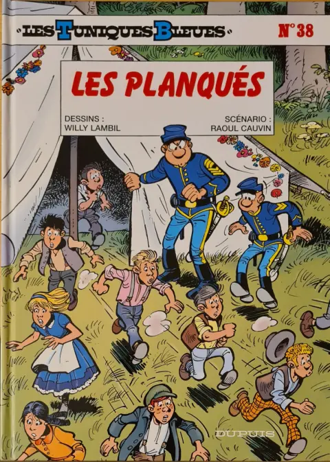 Couverture de l'album Les Tuniques Bleues Tome 38 Les planqués