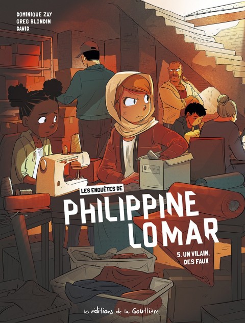 Couverture de l'album Les enquêtes polar de Philippine Lomar 5 Un vilain des faux
