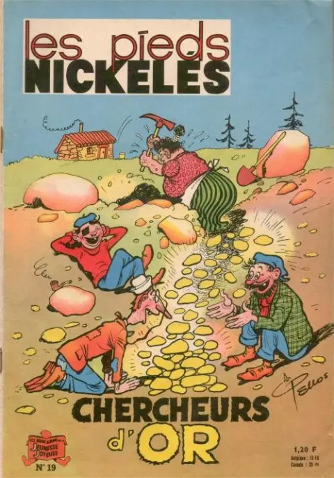 Couverture de l'album Les Pieds Nickelés Tome 19 Les Pieds Nickelés chercheurs d'or