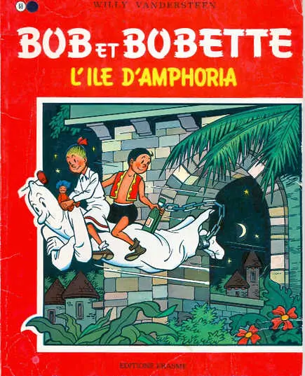 Couverture de l'album Bob et Bobette Tome 68 L'Île d'Amphoria