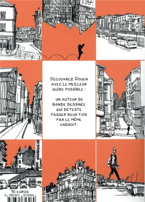Verso de l'album Rouen par cent chemins différents