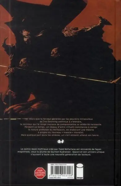 Verso de l'album Spawn - La Saga infernale Tome 6 Le Sauveur