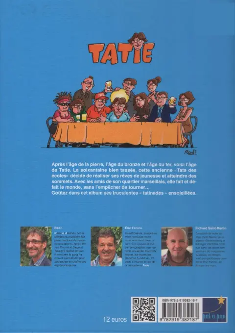 Verso de l'album Tatie atteint des sommets