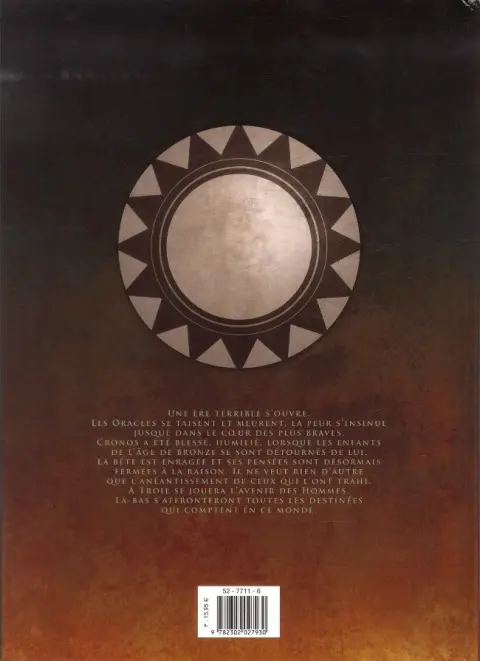 Verso de l'album Troie Tome 2 Le secret du Talos