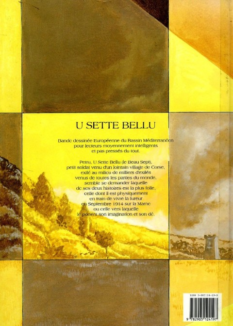 Verso de l'album U Settu Bellu