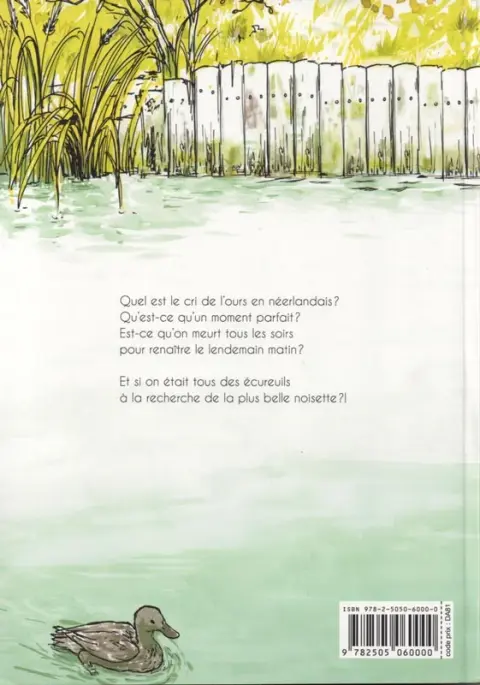 Verso de l'album Un petit goût de noisette 1