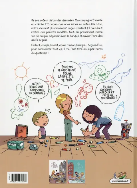 Verso de l'album La Vie de tous les jours Tome 1