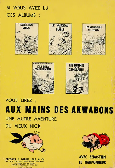 Verso de l'album Le Vieux Nick et Barbe-Noire Tome 6 Dans la gueule du dragon