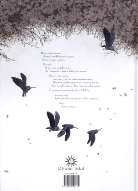 Verso de l'album Yaxin Le faune Gabriel canto 1 Le faune Gabriel