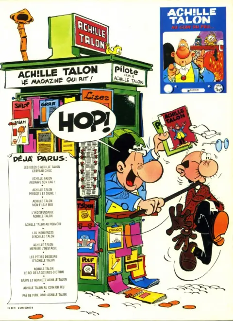Verso de l'album Achille Talon Tome 7 Les insolences d'Achille Talon
