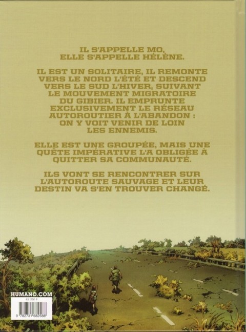 Verso de l'album L'Autoroute sauvage Tome 1 Kilomètre 666