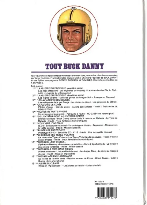 Verso de l'album Tout Buck Danny Tome 5 Pilotes de porte-avions