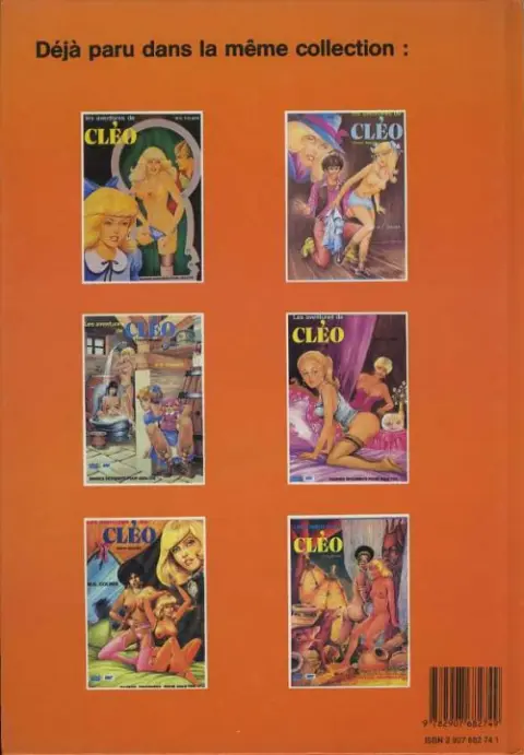Verso de l'album Les aventures de Cléo (5ème épisode) Cléo et Martine