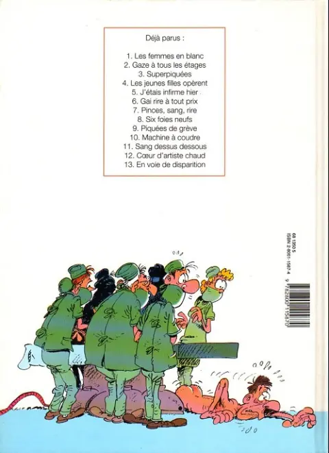 Verso de l'album Les Femmes en Blanc Tome 4 Les jeunes filles opèrent