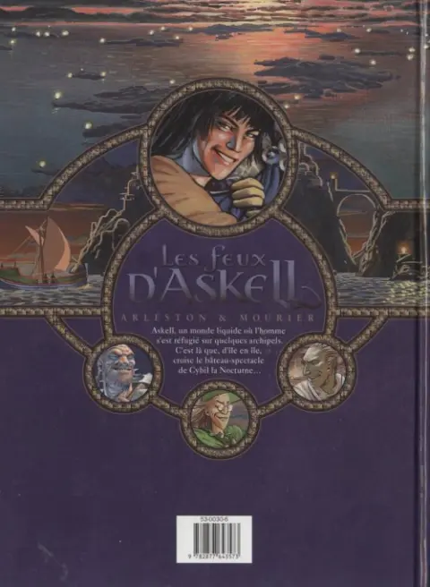 Verso de l'album Les Feux d'Askell Tome 3 Corail sanglant