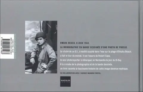 Verso de l'album Magnum Photos Tome 1 Omaha beach, 6 juin 1944