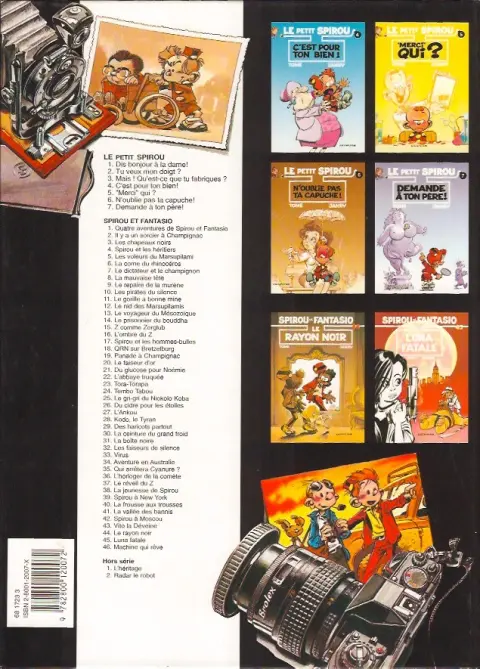 Verso de l'album Le Petit Spirou Tome 4 C'est pour ton bien !