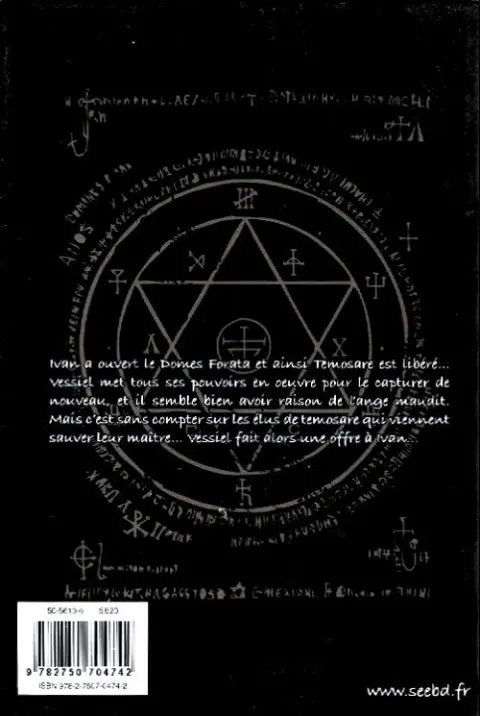 Verso de l'album Priest Tome 7