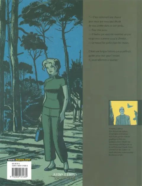 Verso de l'album Quelques mois à L'Amélie