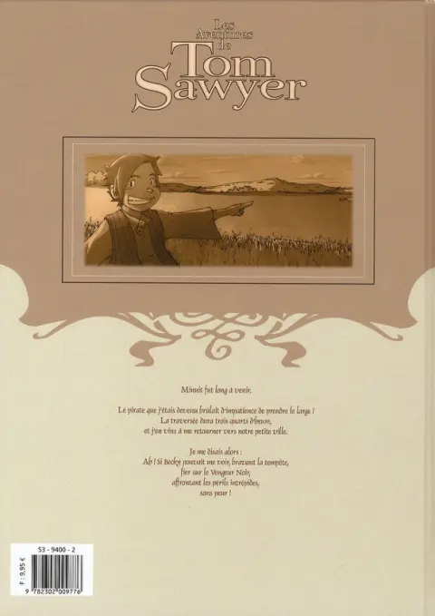 Verso de l'album Les Aventures de Tom Sawyer Tome 2 Je serai un pirate !