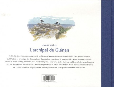 Verso de l'album L'archipel de Glénan