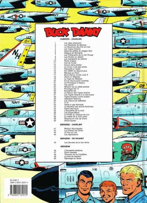Verso de l'album Buck Danny Tome 50 Sabotage au Texas