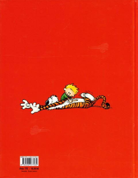 Verso de l'album Calvin et Hobbes Intégrale 11