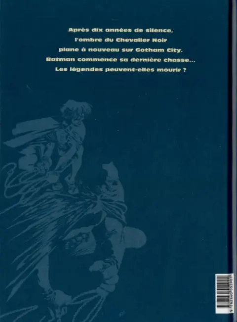 Verso de l'album Batman - Dark Knight Édition intégrale