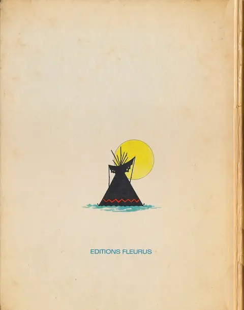 Verso de l'album Moky et Poupy Le bison d'or