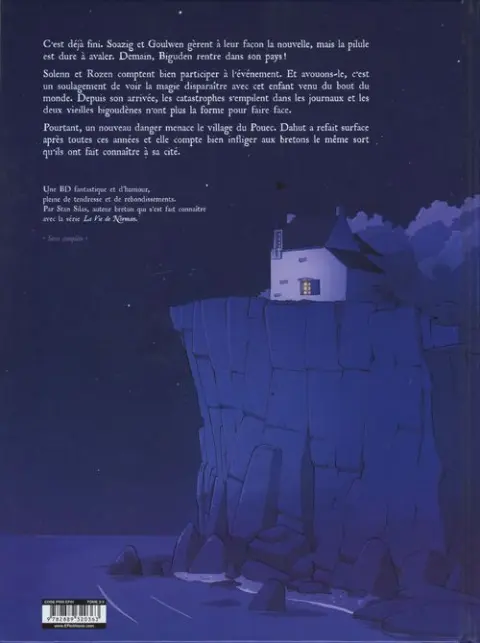 Verso de l'album Biguden Tome 3 Dahut