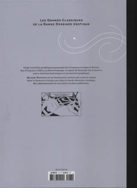 Verso de l'album Les Grands Classiques de la Bande Dessinée Érotique - La Collection Tome 78 Ex-libris eroticis - Tome 3