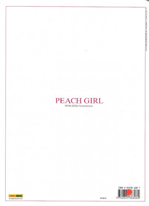 Verso de l'album Peach Girl Miwa Ueda illustrations