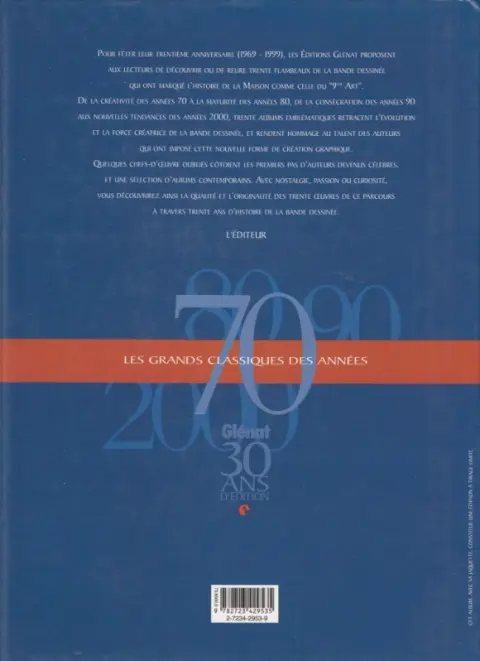 Verso de l'album Le Capitaine fantôme