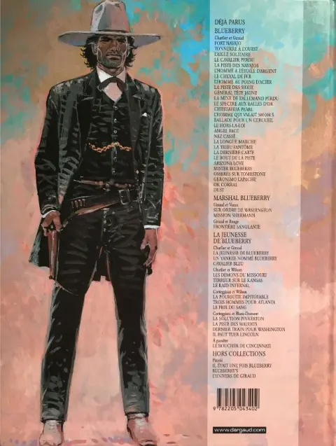 Verso de l'album Blueberry Tome 12 Le spectre aux balles d'or