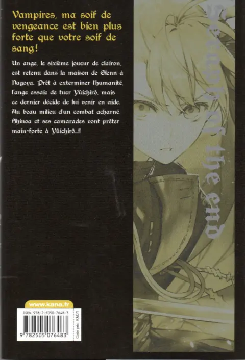 Verso de l'album Seraph of the End 17