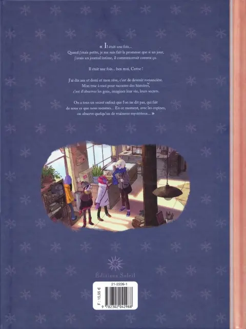 Verso de l'album Les Carnets de Cerise Tome 3 Le Dernier des cinq trésors