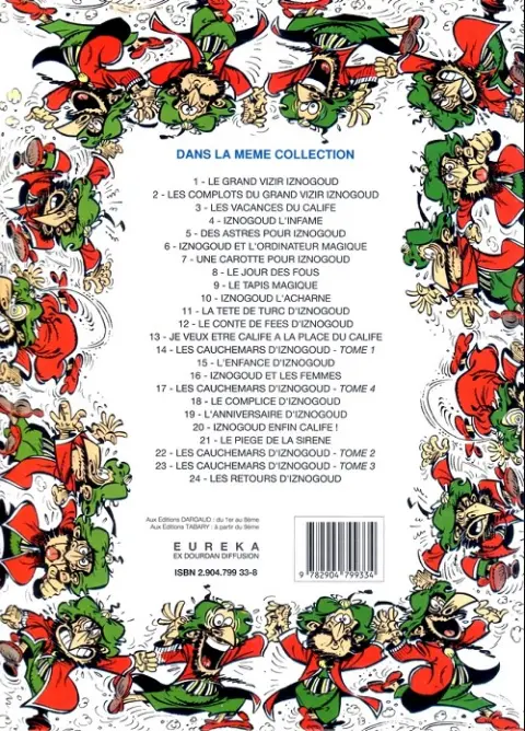 Verso de l'album Iznogoud Tome 15 L'enfance d'Iznogoud